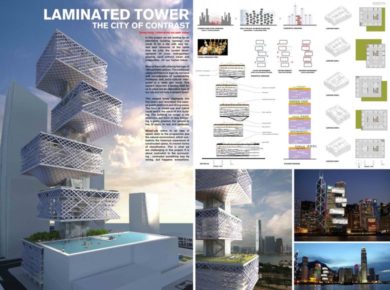 Hong Kong Alternative Car Park Tower Competition Winners