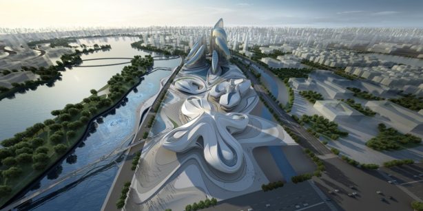 Changsha Meixihu International Culture & Art Center | Zaha Hadid