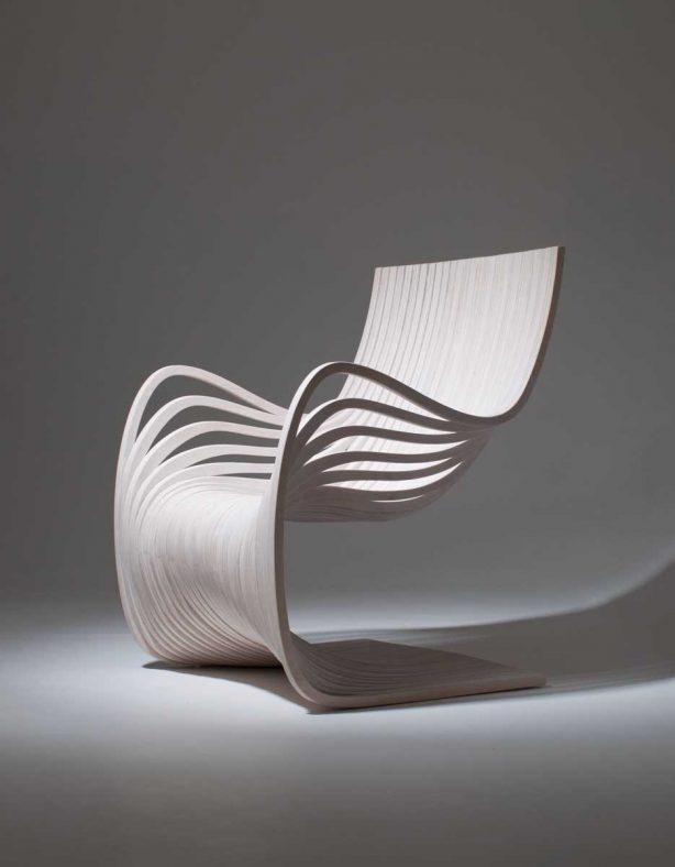 Plywood Pipo Chair by Alejandro Estrada for Piegatto