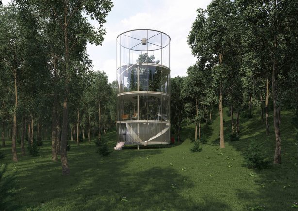 Tree in the House - A Modern Tree House Design by A.Masow