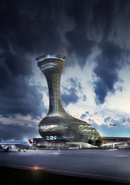 RMJM's Airport Traffic Control Tower in Istanbul, Turkey